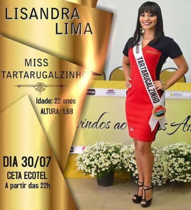 candidatas a miss amapa universo 2016, final 30 de julho. Tartarugalzinho-Lisandra-Lima-383x420