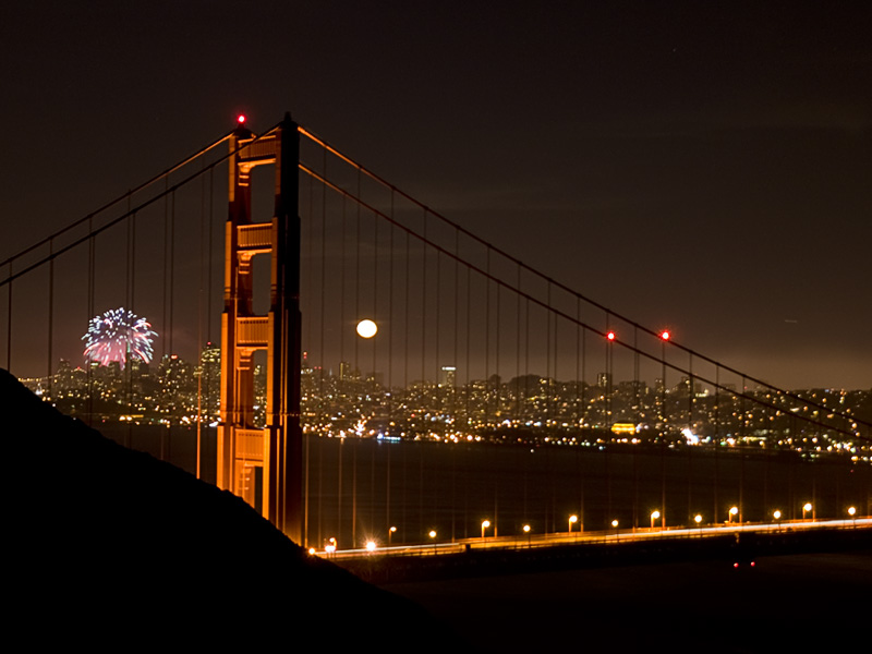 La pleine Lune sur San Francisco 20090509_0625