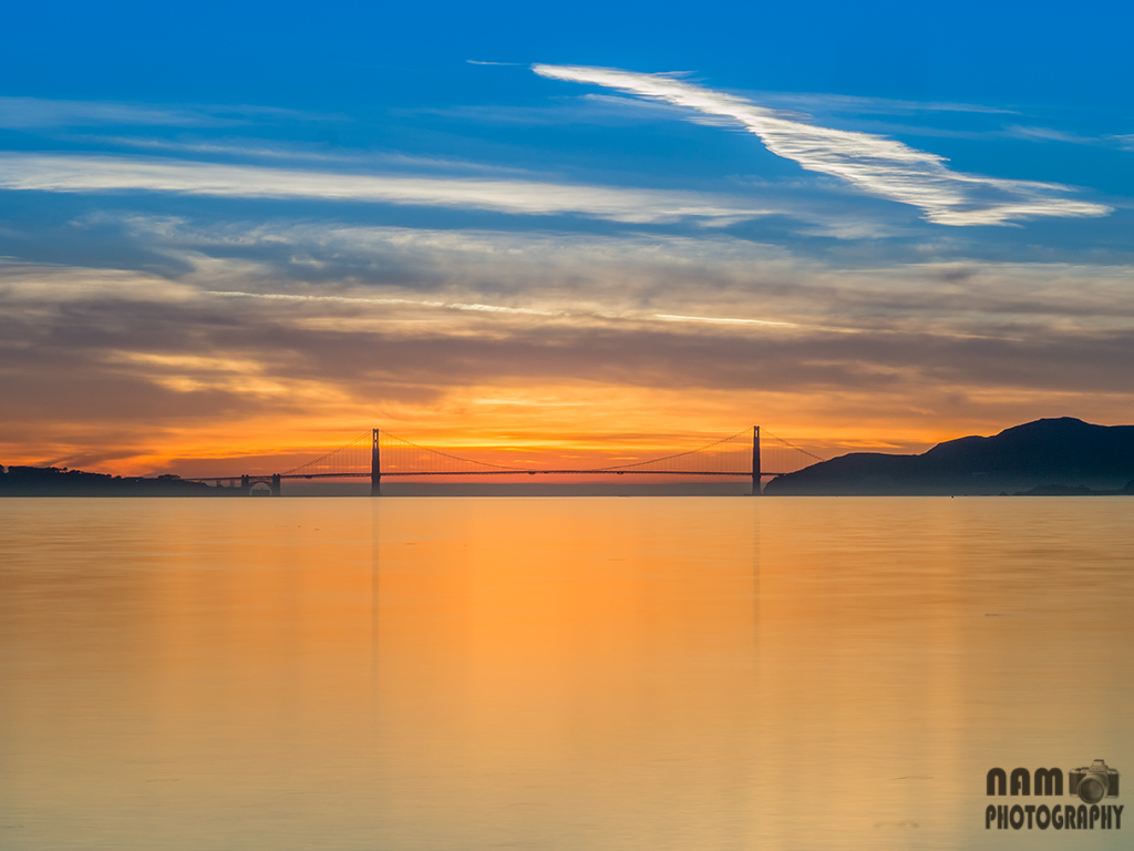 Golden Gate Bridge Golden Hour 20140104_4675