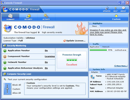 Comodo Internet Security 3.5.55810 Comodo1