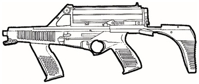 Pistolets Mitrailleurs contemporain Calico_M960