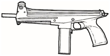 Pistolets Mitrailleurs contemporain GG-95_PDW