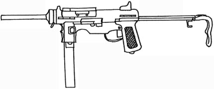 Pistolets Mitrailleurs contemporain M3_A1_Grease_Gun
