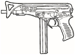 Pistolets Mitrailleurs contemporain OTs-02_Kiparis