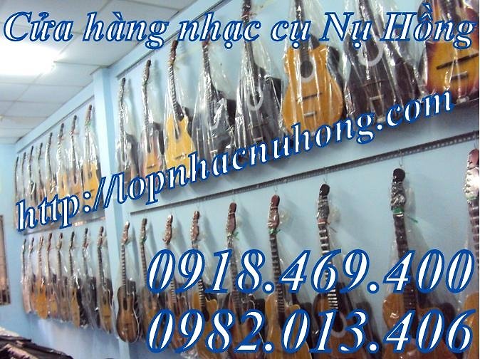 Cơ sở sản xuất nhạc cụ Nụ Hồng , bán đàn ghita giá rẻ nhất tphcm - 76 lê hoàng phái, p17, gò vấp 3004145895_1848886804