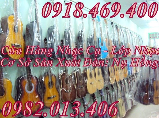 Cơ sở sản xuất nhạc cụ Nụ Hồng , bán đàn ghita giá rẻ nhất tphcm - 76 lê hoàng phái, p17, gò vấp 3004146221_932892082