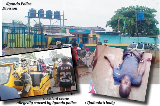 Lagos’ Igando policemen extort money from us like criminals – Drivers, residents Ijaduola%E2%80%99s-body