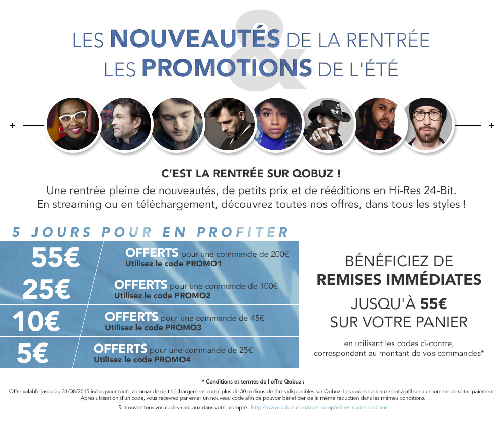 Qobuz vous propose des codes promos  ECard_atterrissage_OP_generaliste_fin_aout_2015_fr_euro