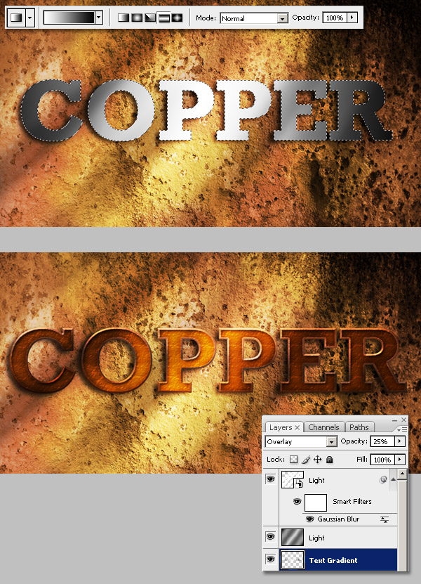 Thiết Kế Hiệu Ứng Chữ Copper trong Photoshop 16