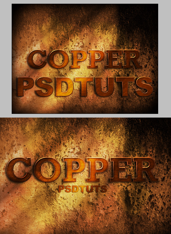 Thiết Kế Hiệu Ứng Chữ Copper trong Photoshop 18
