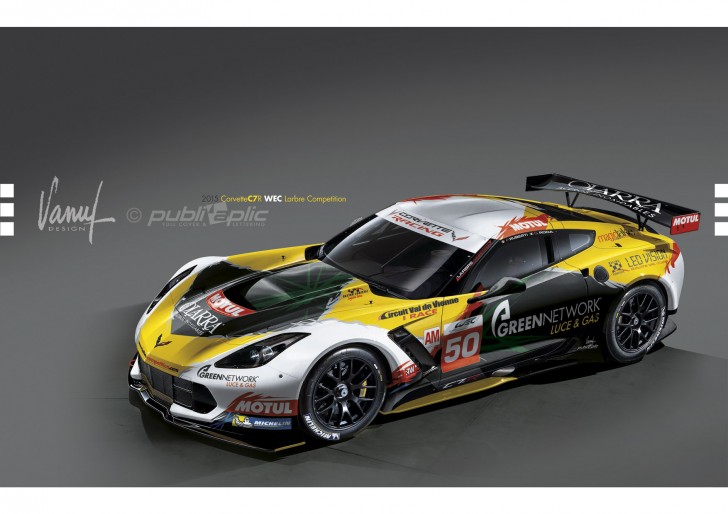 Une C7R Française en FIA WEC V2-CorvetteC7R-Larbre2015-04green-728x514