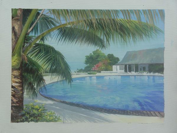 Islands of the Maldives Drawing_1