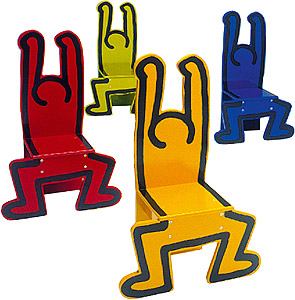 Keith Haring Vilac_haring_chairs