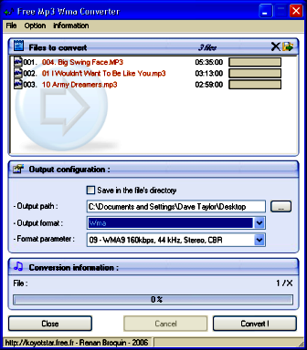 Free Mp3 Wma Converter 1.81 [Español -Ult. Version]:queen: 20081219123848-free-mp3-wma-converter