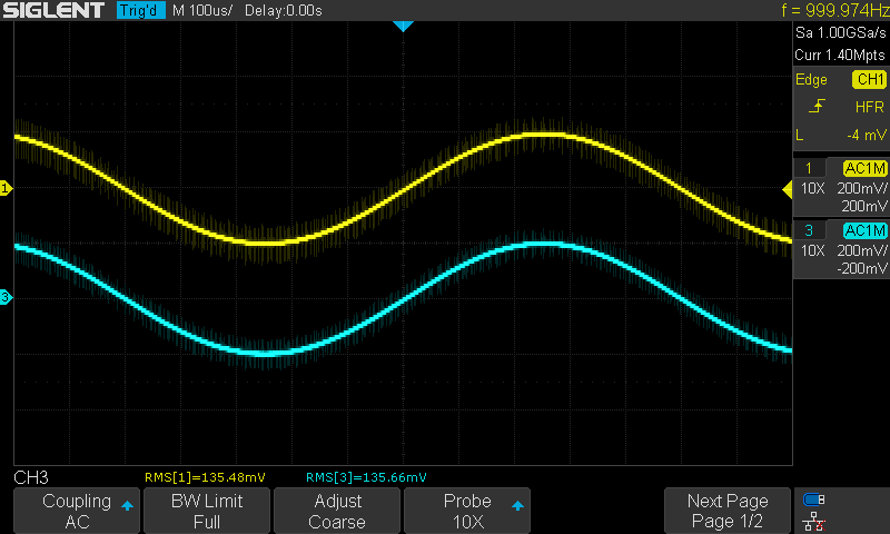 Low output one channel Pin2and7V2