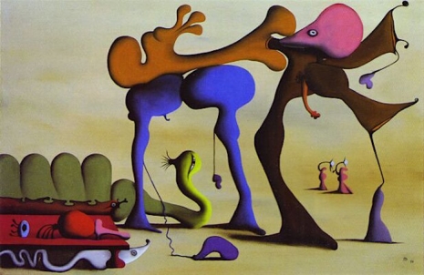 Secret Surrealist: The paintings of ‘Naked Ape’ zoologist Desmond Morris  06theobservers73-1_465_302_int