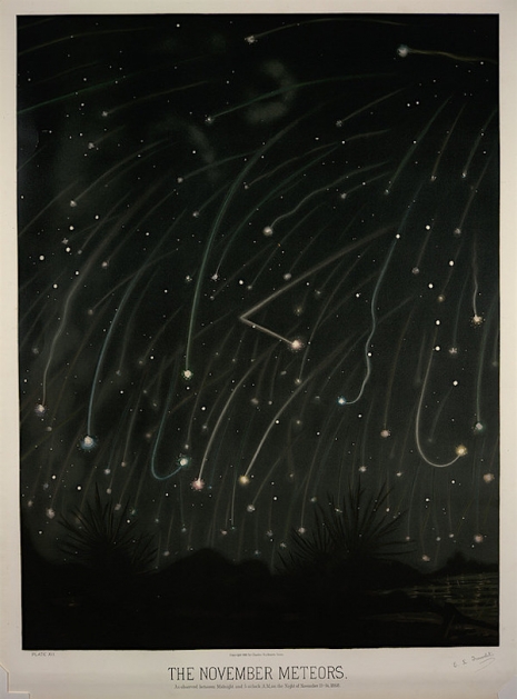 Maps to the Stars: Beautiful astronomical drawings from the 19th century  5novmeteors_465_629_int