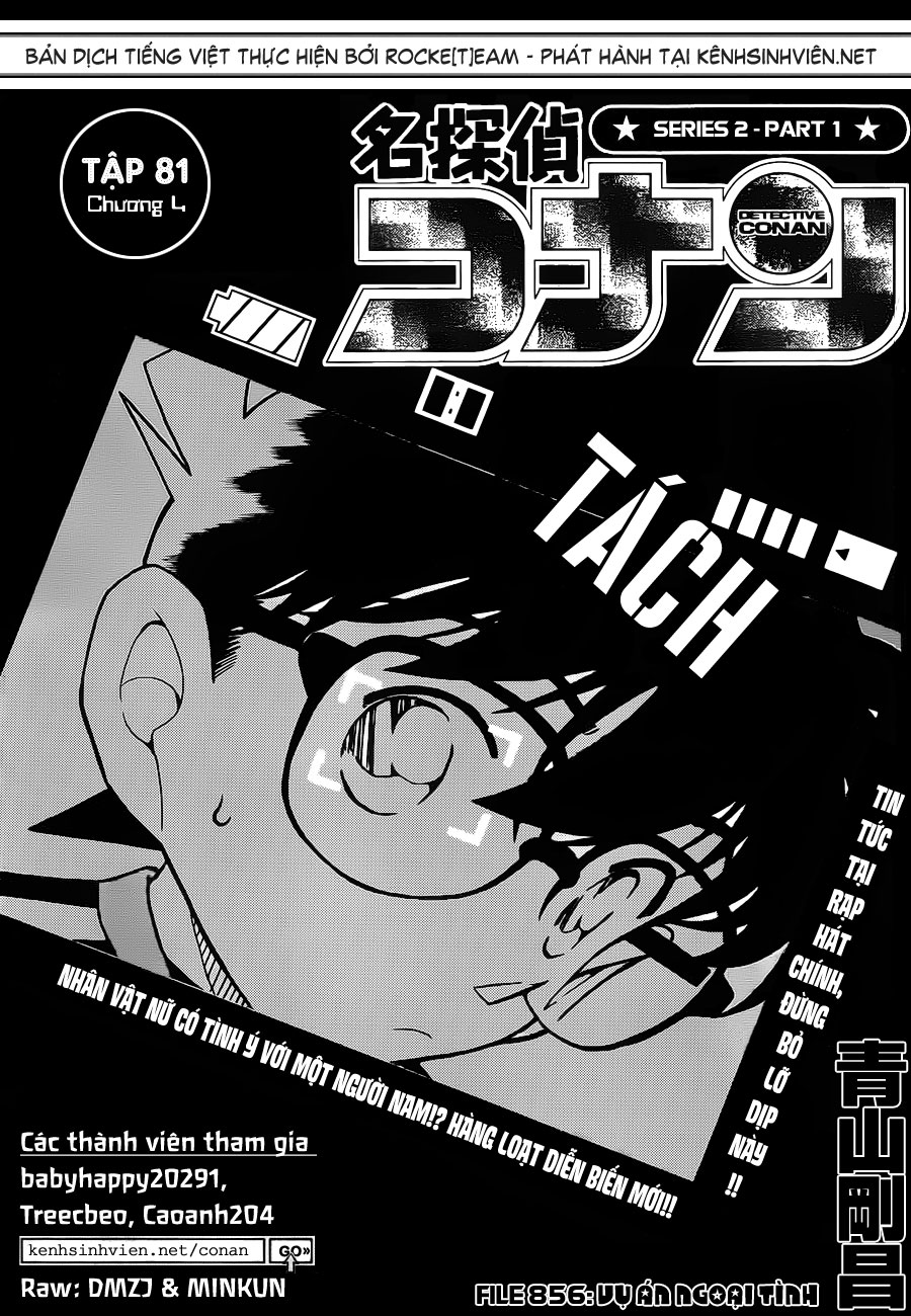 [RAW + TV] Detective Conan chap 856 : Vụ án ngoại tình KSV_Rocketeam_810401