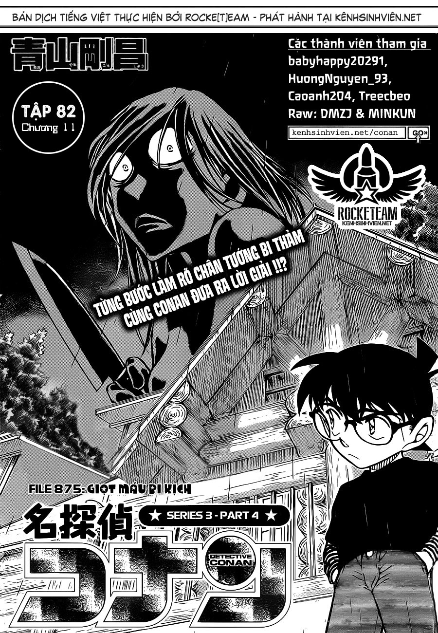 [Chinese Scan+TV] Detective Conan chap 875: Màu đỏ bi kịch! KSV_Rocketeam_821101