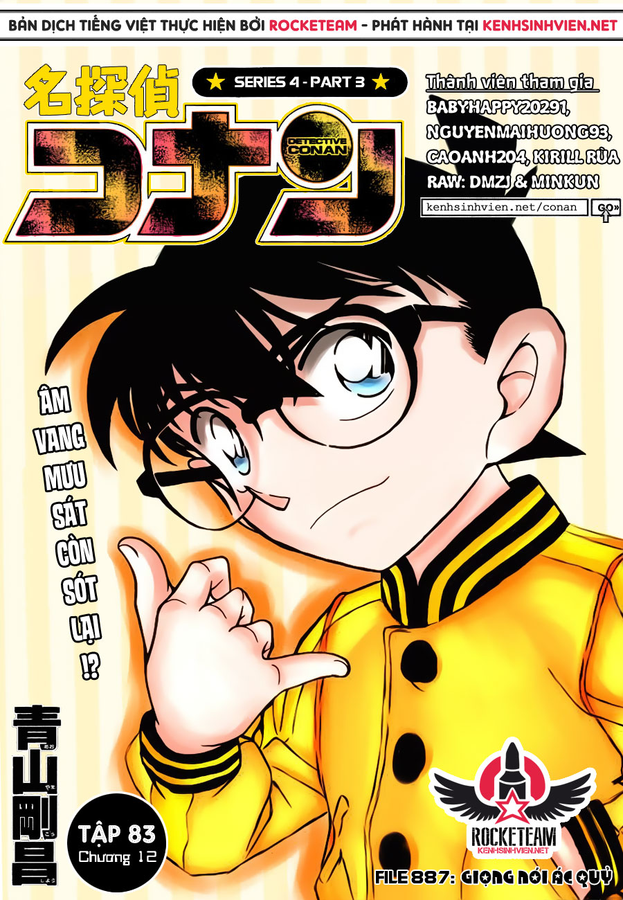 [Chinese Scan+TV] Detective Conan chap 887: Giọng nói ác quỷ. KSV_Rocketeam_831200