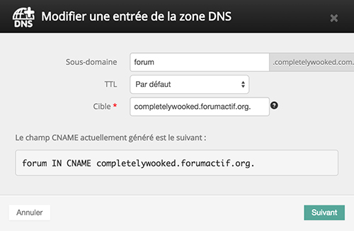 Nom de domaine personnalisé (OVH + CNAME) 05296