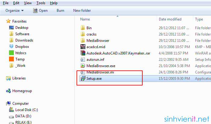 Download AutoDesk Autocad 2007 Full Crack - Hướng dẫn cài đặt chi tiết SinhVienIT.NET---autocad2007-1