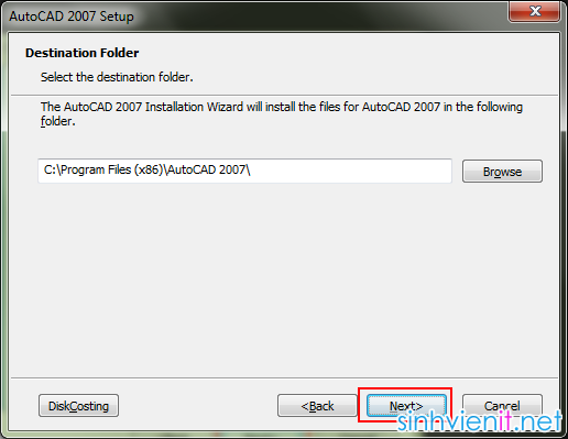 Download AutoDesk Autocad 2007 Full Crack - Hướng dẫn cài đặt chi tiết SinhVienIT.NET---autocad2007-11