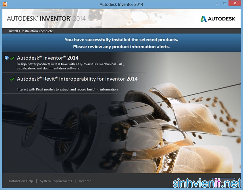 [Soft] Autodesk Inventor 2014 Full Crack (32bit+64bit) - Có hướng dẫn cài đặt SinhVienIT.Net---untitled-7-1