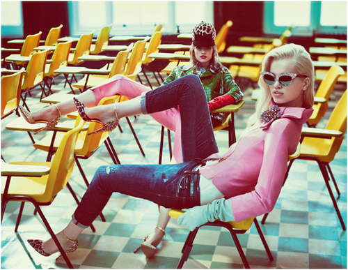 Sala de aula DSquared2-Fall-2012-Campaign-5_large