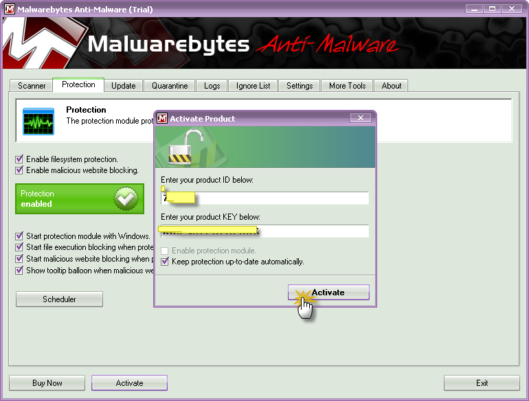 أقوى برامج الحماية من المالوير وملفات التجسس '' Malwarebytes Anti-Malware Pro 1.65.1.1000 Final'' فى A98d642f17d1241248423eba28ad0e21