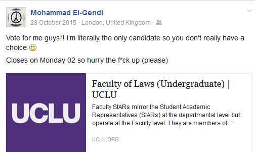 UCL: Religious hate and boycotting Jews UCLU10