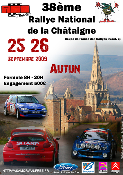 38eme Rallye de la chataigne Affiche_lachataigne2009