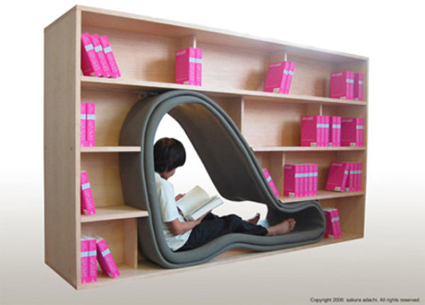 تصميم أرفف للكتب بأسلوب فني Unique_bookshelves_27