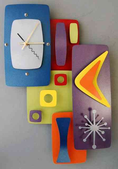 ساعات حائط غريبة Reloj-colores