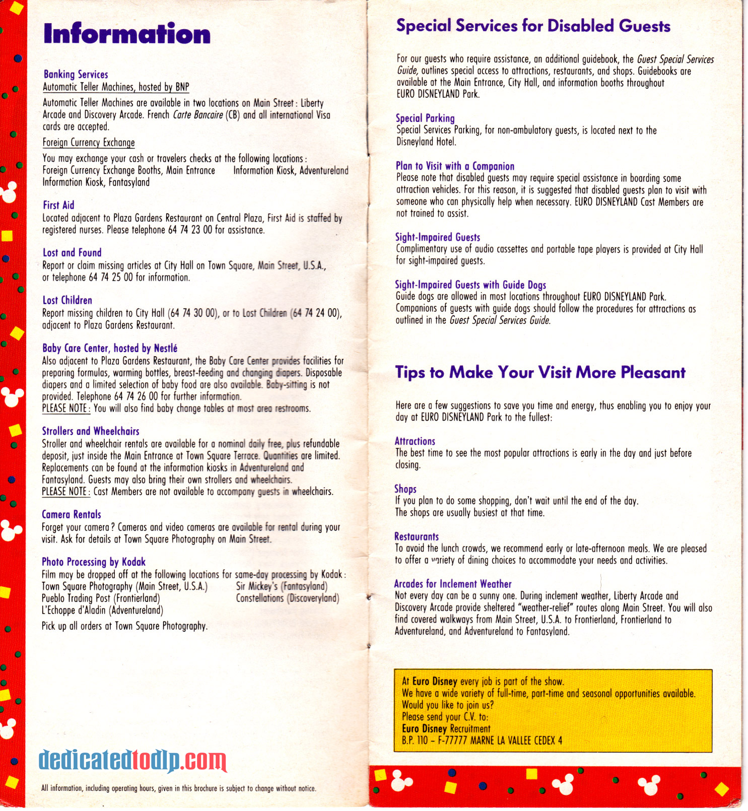 [ANTICHITA' DISNEY]  Memorabilia - Pagina 3 EuroDisneyland_Guide_005