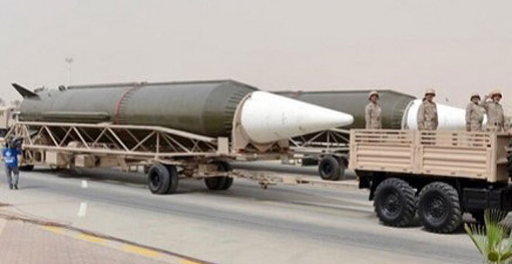  المملكة السعودية تكشف عن جزء من ترسانتها الصاروخية، هل هي رسالة الى ايران؟	 Css2-saudia725