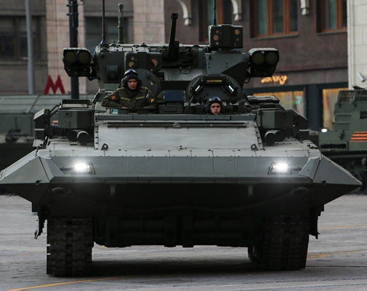 التحفة الروسية T-15 BMP Armata T14_parad