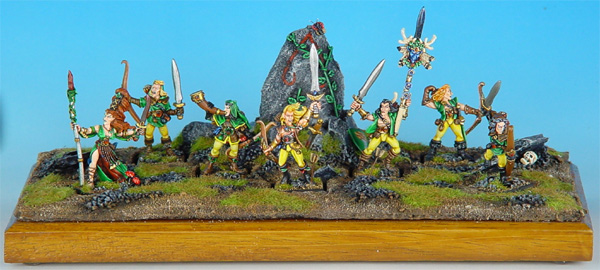 Elfes Sylvains et Golden Demon UK%202000%20warhammer%20squad%201%20David%20Nelson