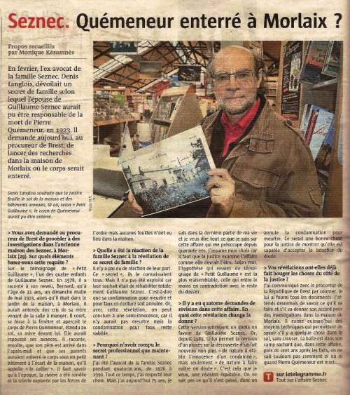 L'affaire Seznec du nouveau! Le signe attendu avant les événements!!!! Le_telegramme_24_mai_2015._001-3-195d4