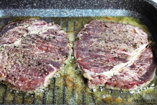 Bò bít tết sốt rượu vang - hương vị tuyệt hảo Beef-steak5