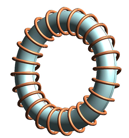 mobius ou  toroidal  Toroidal_coil