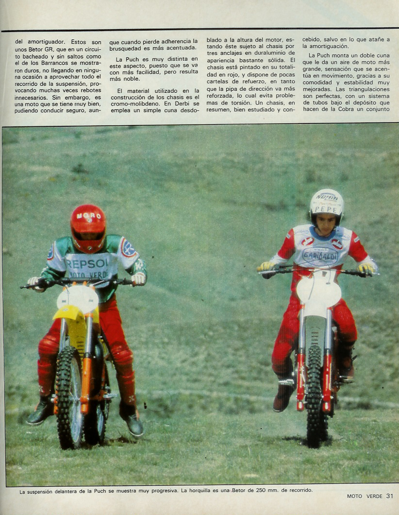 derbi - Derbi CR 82 - Comparativa Con Puch M-82 C Moto_verde_46_mayo_1982_06