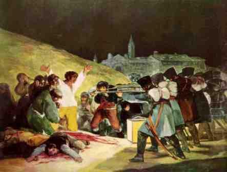 Sentido nacional y contrarrevolucionario de la Guerra de la Independencia Goya_los-fusilamientos-del-3-de-mayo