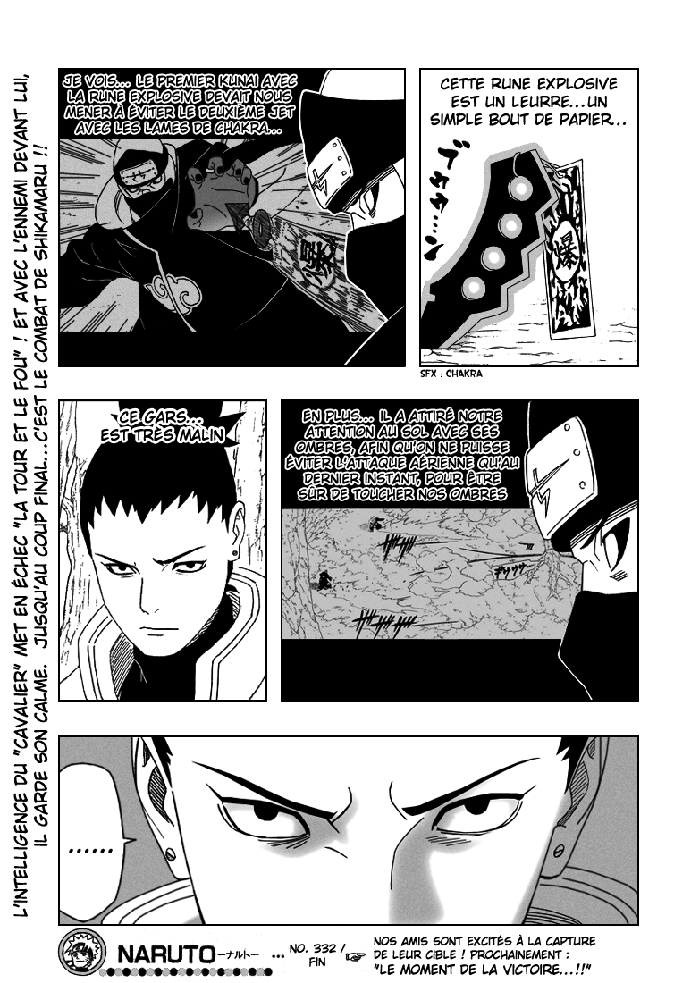 Chapitre 332 - Le combat de Shikamaru !! 18