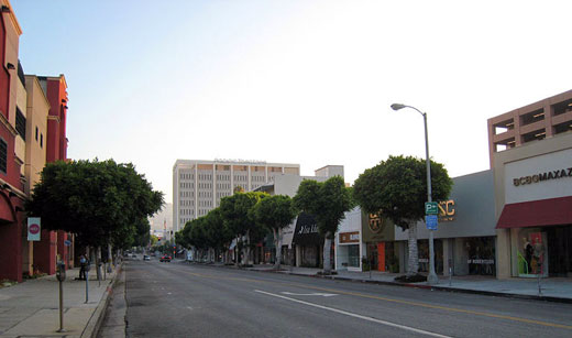 Straße Robertson-boulevard