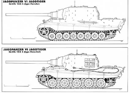 (Jagd)Tiger in the Snow et autre blindés Allemands Jagdtiger