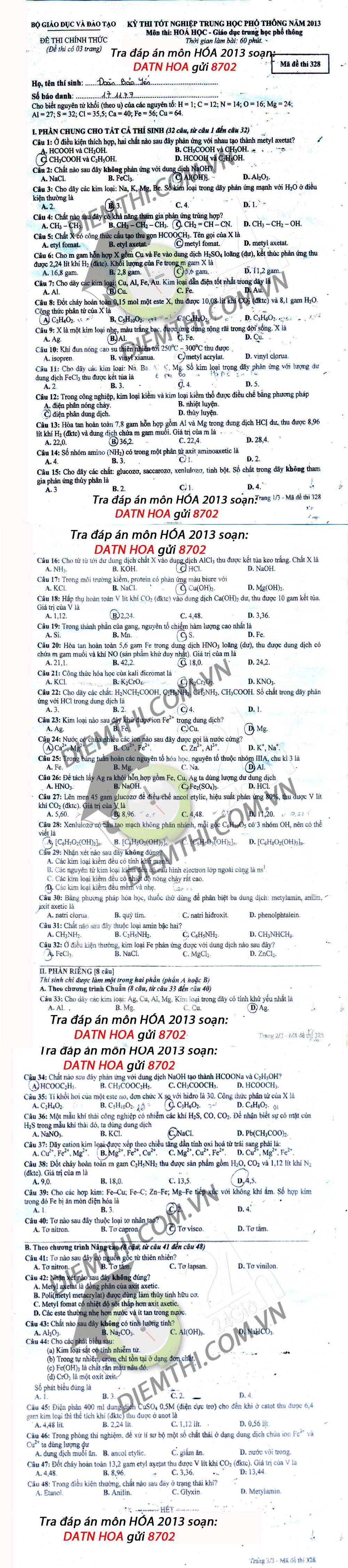 ĐỀ THI (ĐÁP ÁN) TỐT NGHIỆP THPT MÔN HÓA MÃ ĐỀ 475,246,641,328 2013  1370164675_Untitled-5