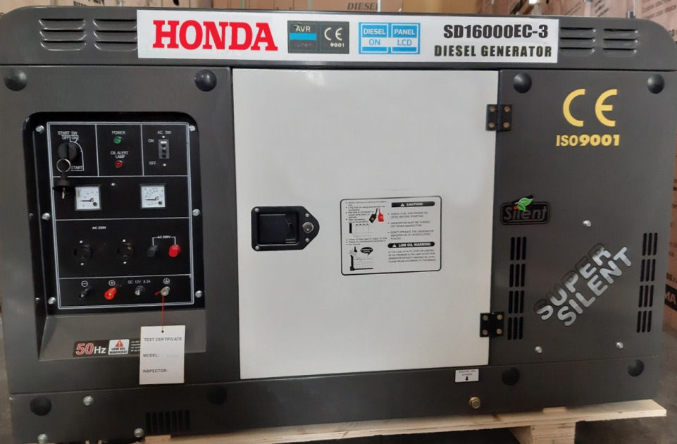 Bán Máy Phát Điện Honda Chạy dầu 15kva(12kw) nhập khẩu 603311e5ec5d