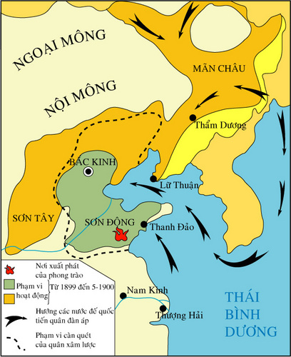 Bài 10: Trung Quốc giữa thế kỉ XIX - đầu thế kỉ XX Luoc_do_phong_trao_nghia_hoa_doan_500