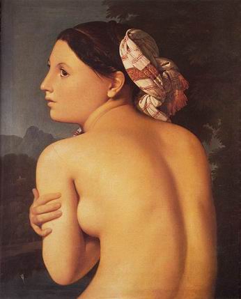 Ingres, un nouveau Picasso? en tout cas un érotomane Half_figure_of_a_Bather